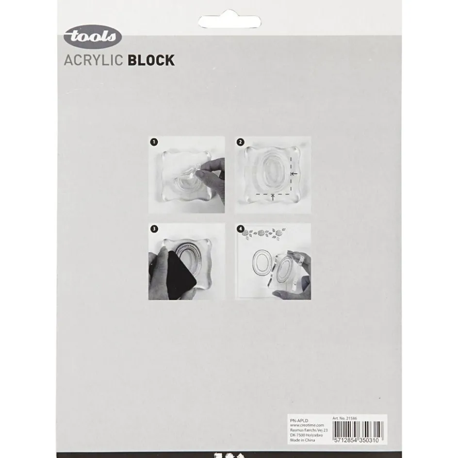 Viva Decor Acrylic Block| Stencils And Stamps