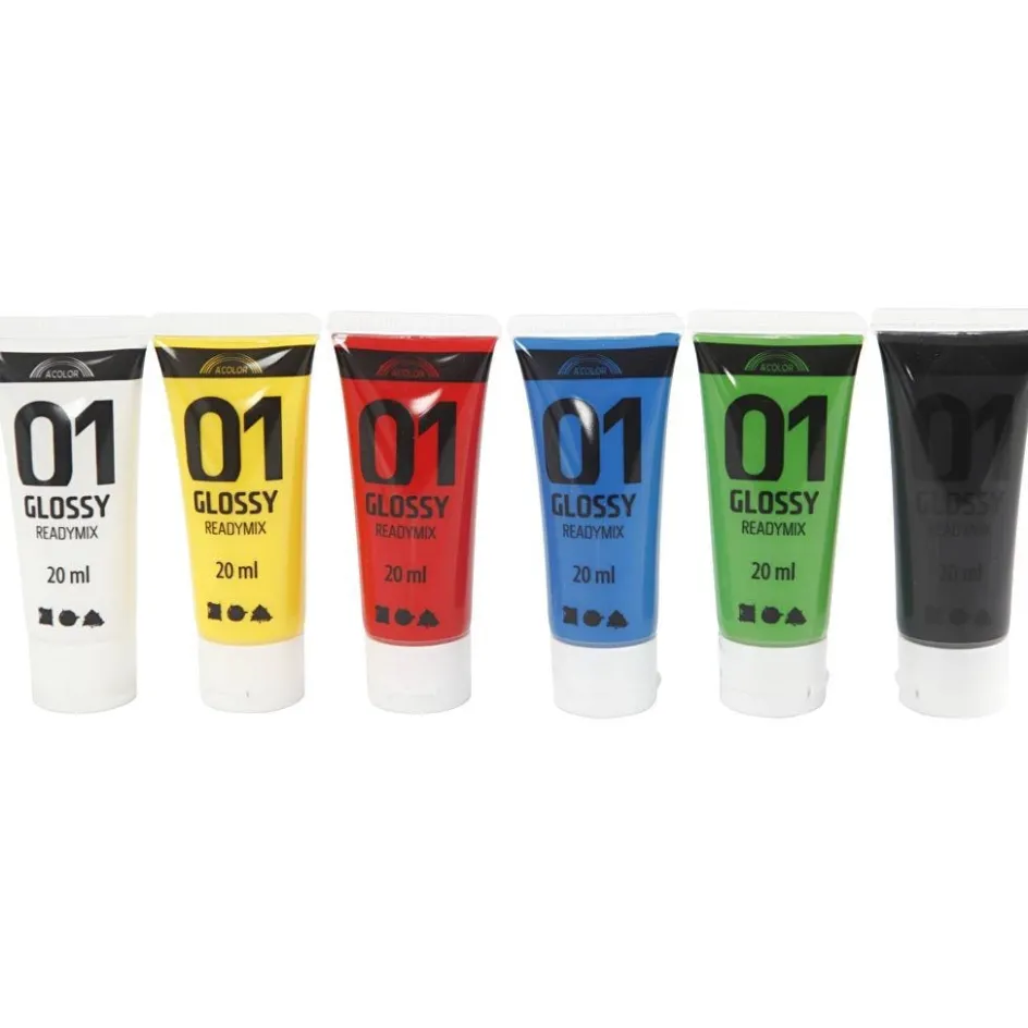 Creativ Company Acrylic Paint Glossy| Children'S Paint|Acrylic Paints