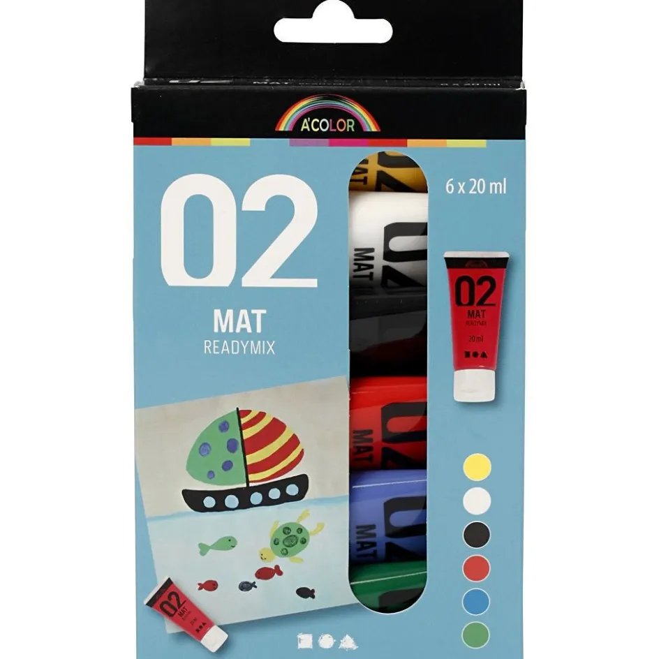 Creativ Company Acrylic Paint Matte| Advent Gifts And Calendar Gifts|Children'S Paint