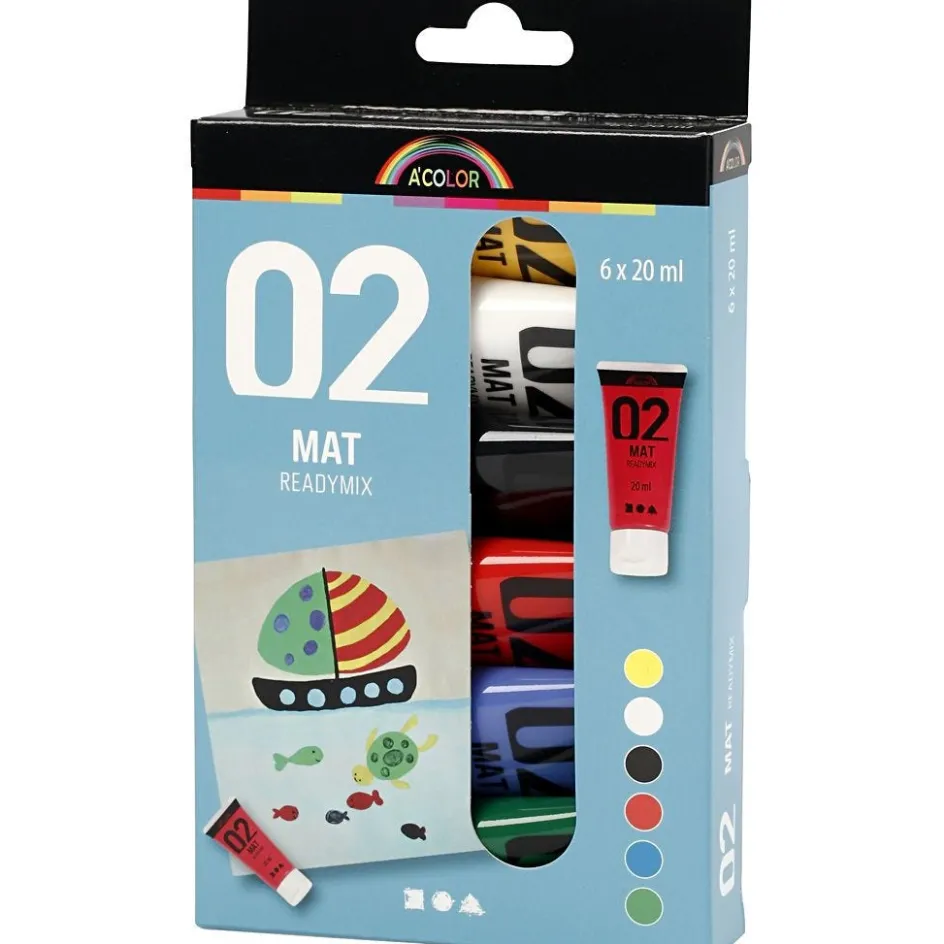 Creativ Company Acrylic Paint Matte| Advent Gifts And Calendar Gifts|Children'S Paint