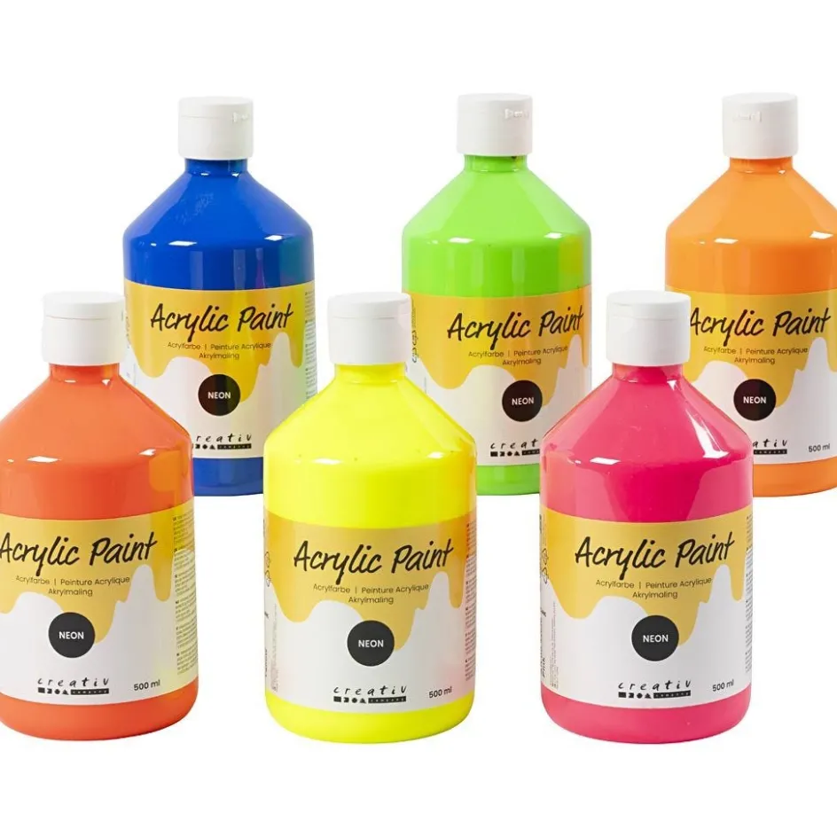 Creativ Company Acrylic Paint Neon| Paints And Painting Accessories|Children'S Paint
