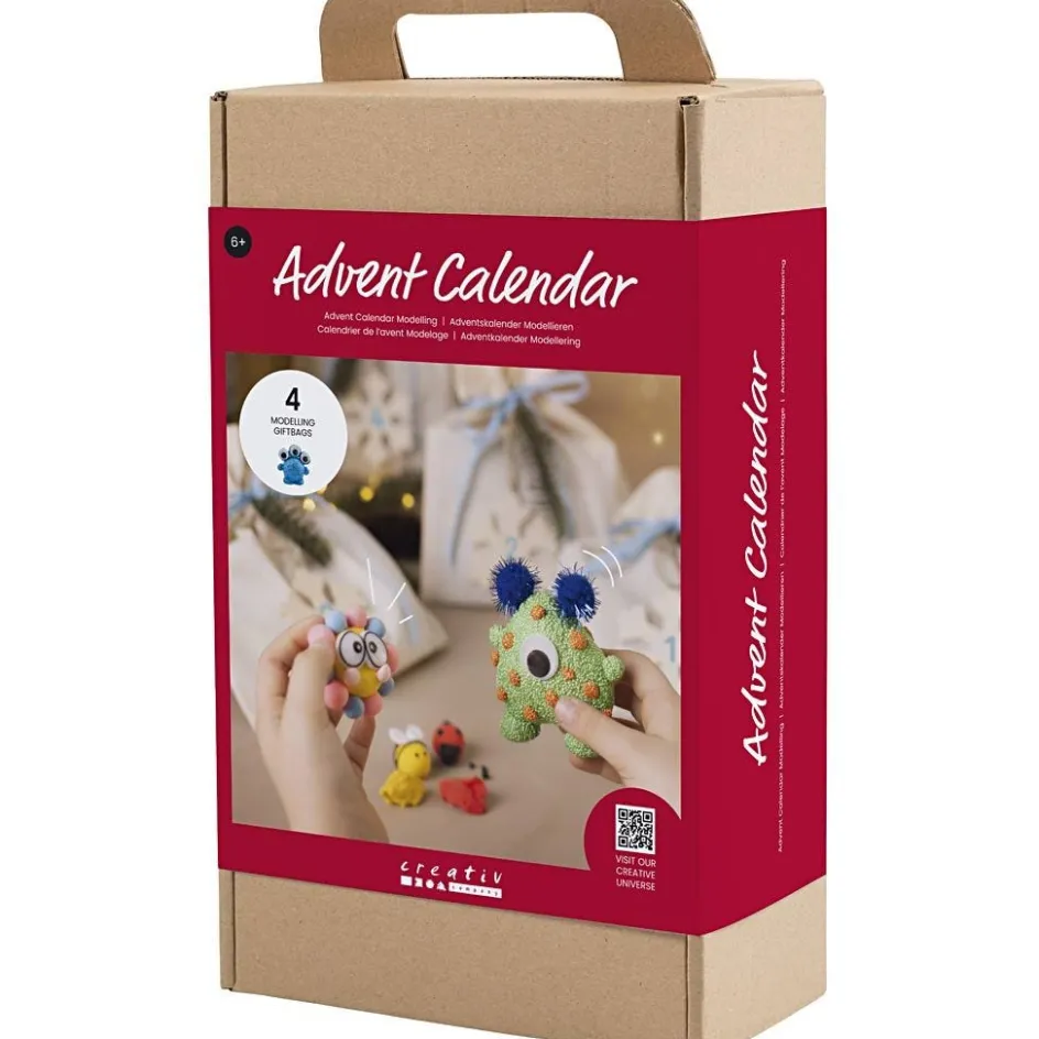 Creativ Company Advent Calendar Modelling| Air Drying Clay And Modelling Compounds|Diy-Kits, Modelling And Casting