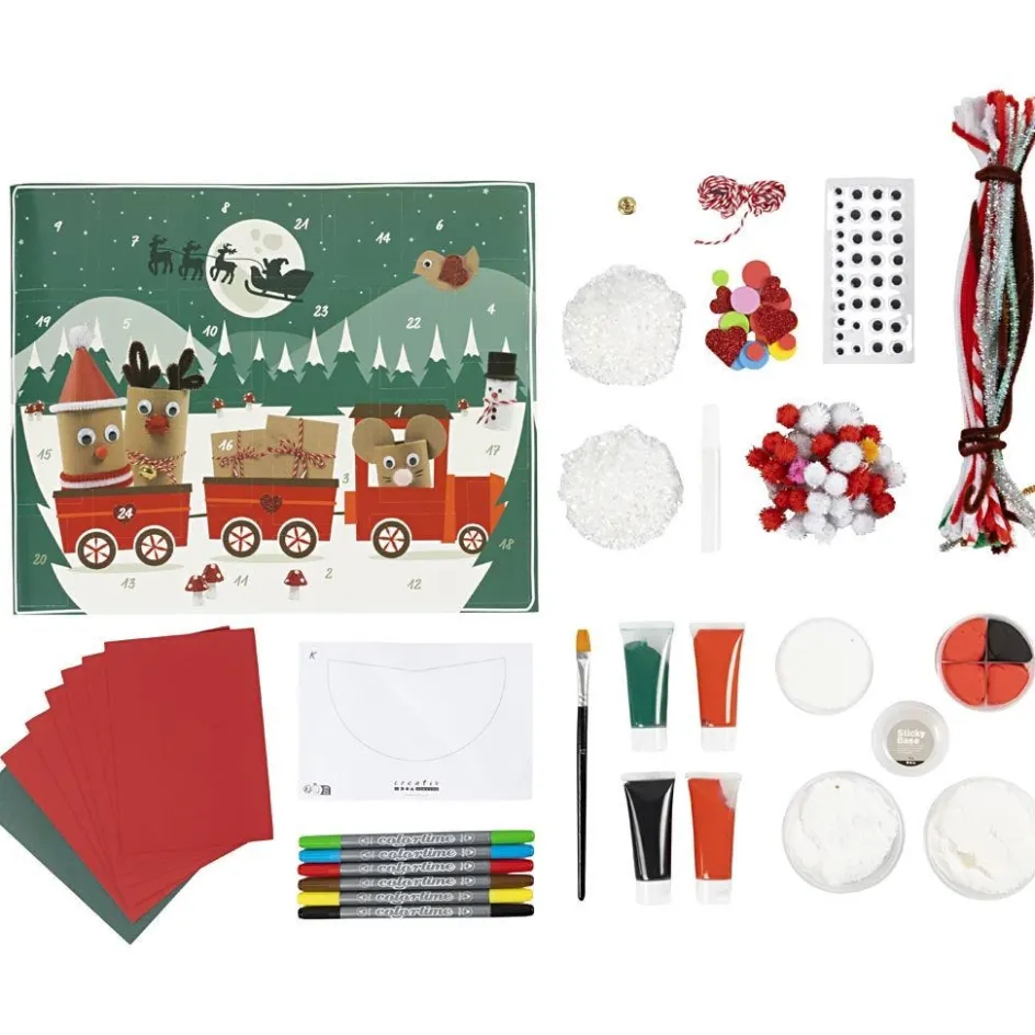 Creativ Company Advent Calendar Recycle| Diy-Kits, Basic Items And Tools