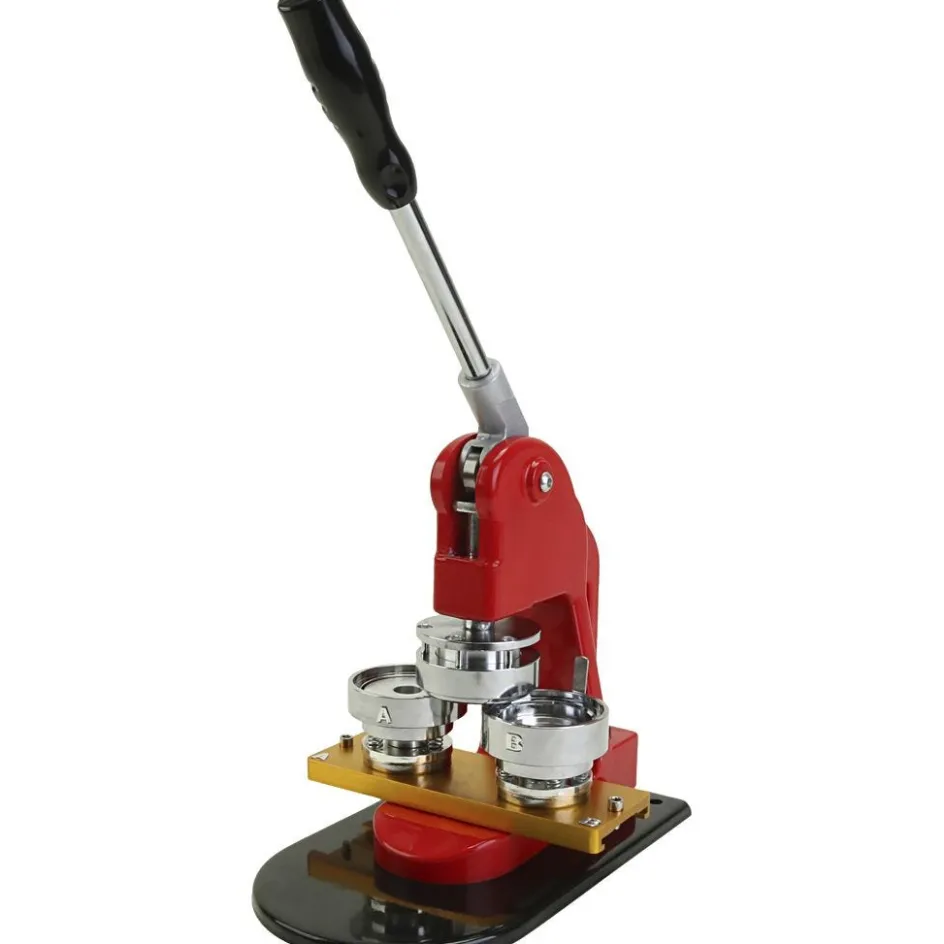 Creativ Company Badge machine incl. 250 Badges| Basic Items And Tools|Key Rings And Badges