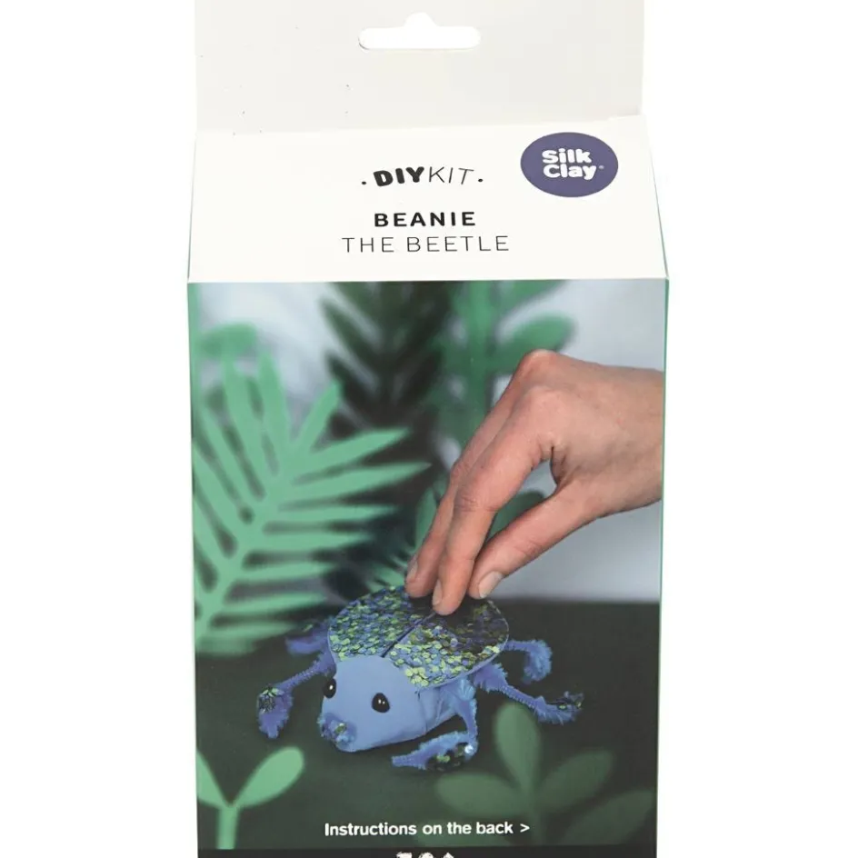 Silk Clay Beanie the beetle| Advent Gifts And Calendar Gifts|Air Drying Clay And Modelling Compounds