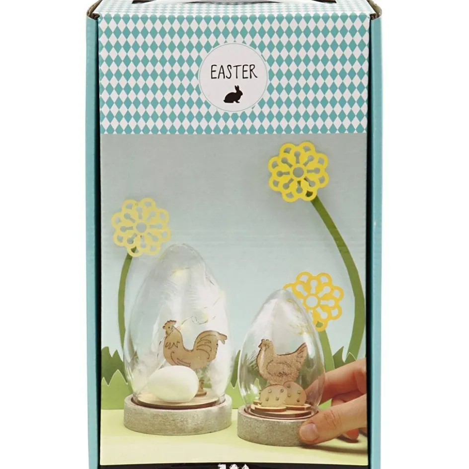 Creativ Company Bells with Inner Decorations| Figures, Eggs And Animals For Decorating|Diy-Kits, Items For Decoration