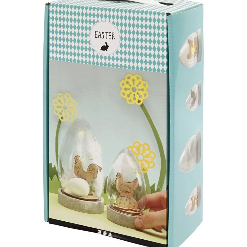 Creativ Company Bells with Inner Decorations| Figures, Eggs And Animals For Decorating|Diy-Kits, Items For Decoration