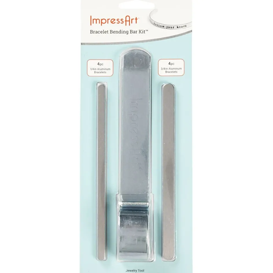 ImpressArt Bending Tool and Metal Bands for bracelet| Metal Embossing