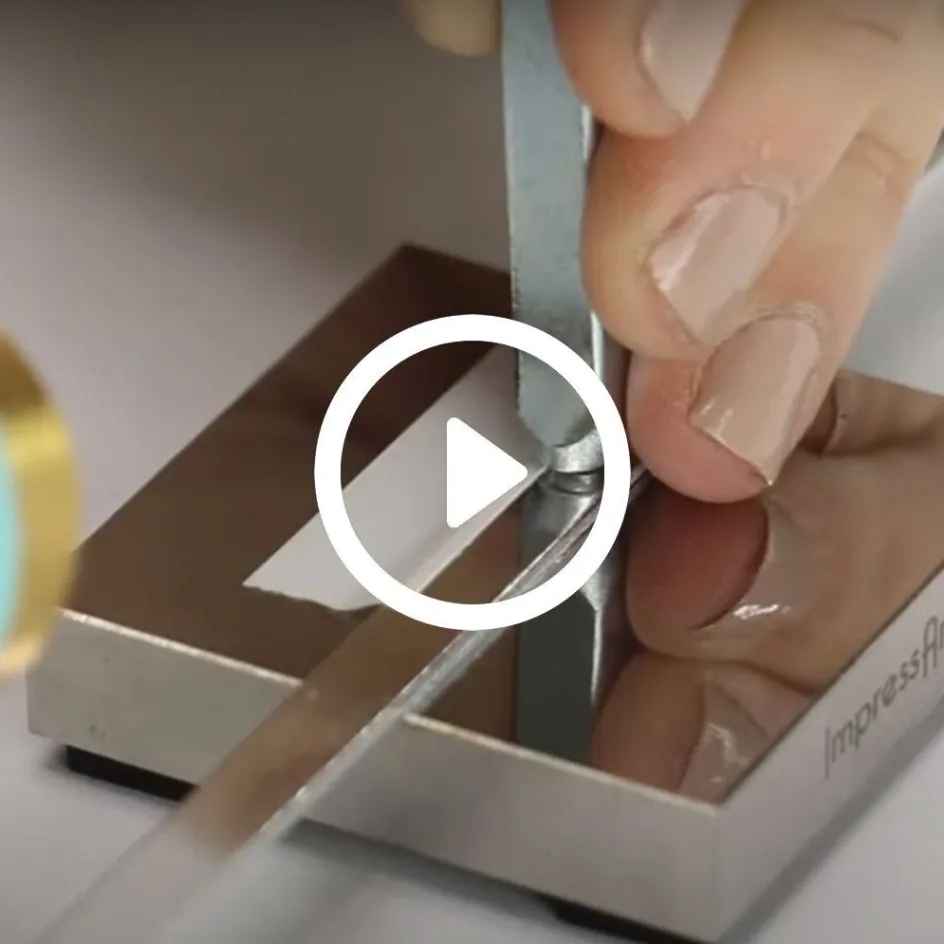 ImpressArt Bending Tool and Metal Bands for bracelet| Metal Embossing