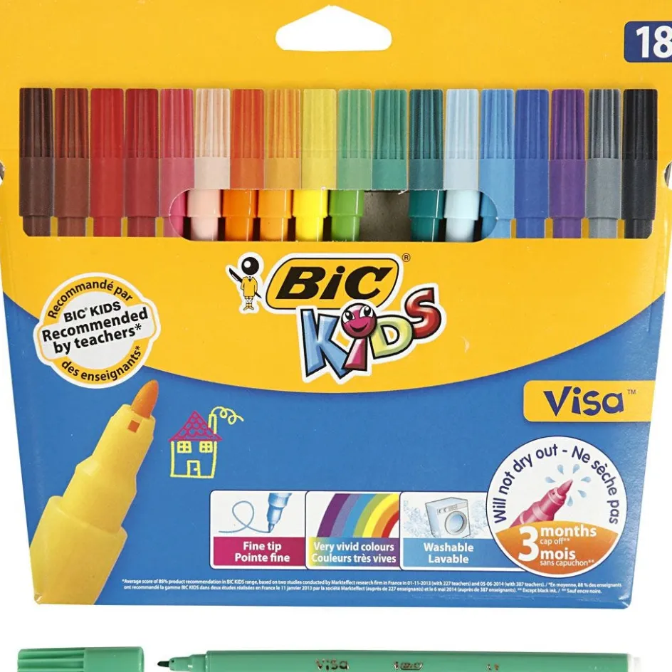 BIC Visa Fine Marker| Paints And Painting Accessories|Felt Tips