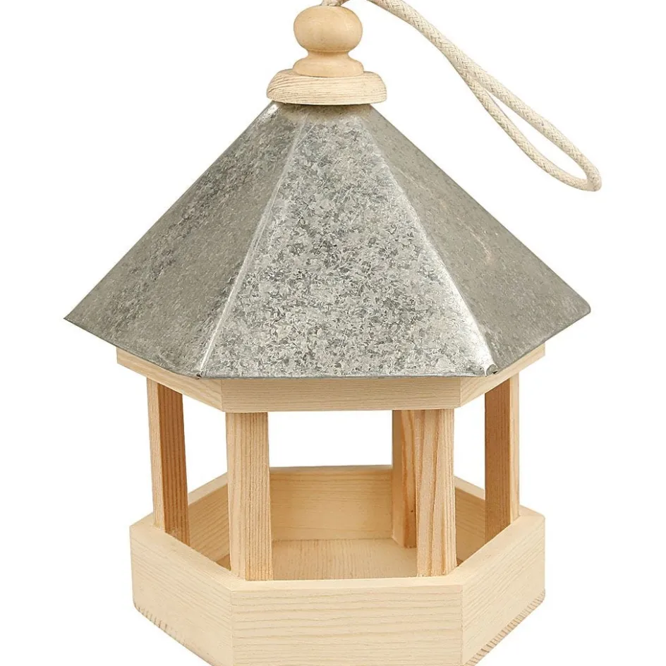 Creativ Company Bird Table with zinc roof| Home Furnishings