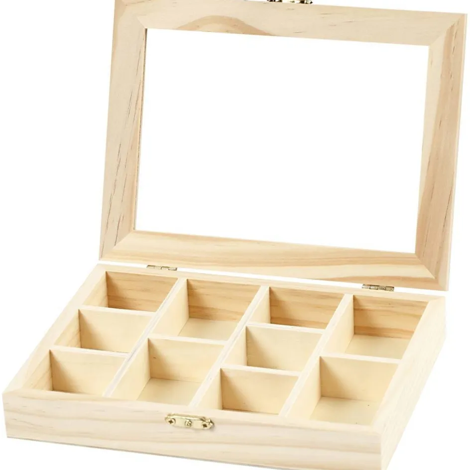 Creativ Company Box with Glass Lid| Boxes And Storage