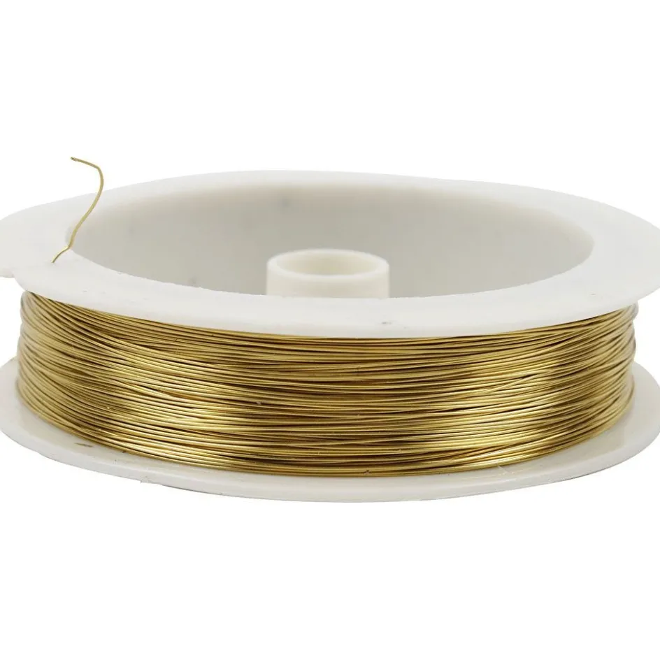 Creativ Company Brass Wire| Flower Arranging And Basket Weaving Supplies