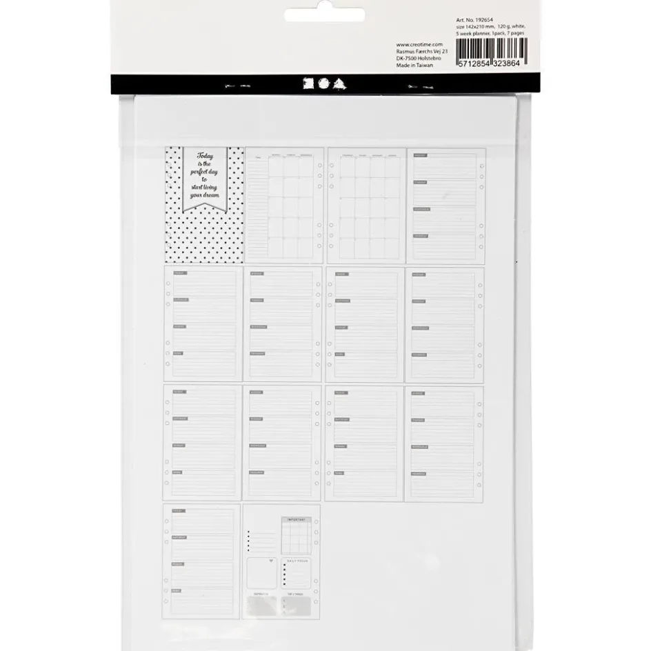 Creativ Company Calender pages| Calendars, Notebooks And Colouring Books
