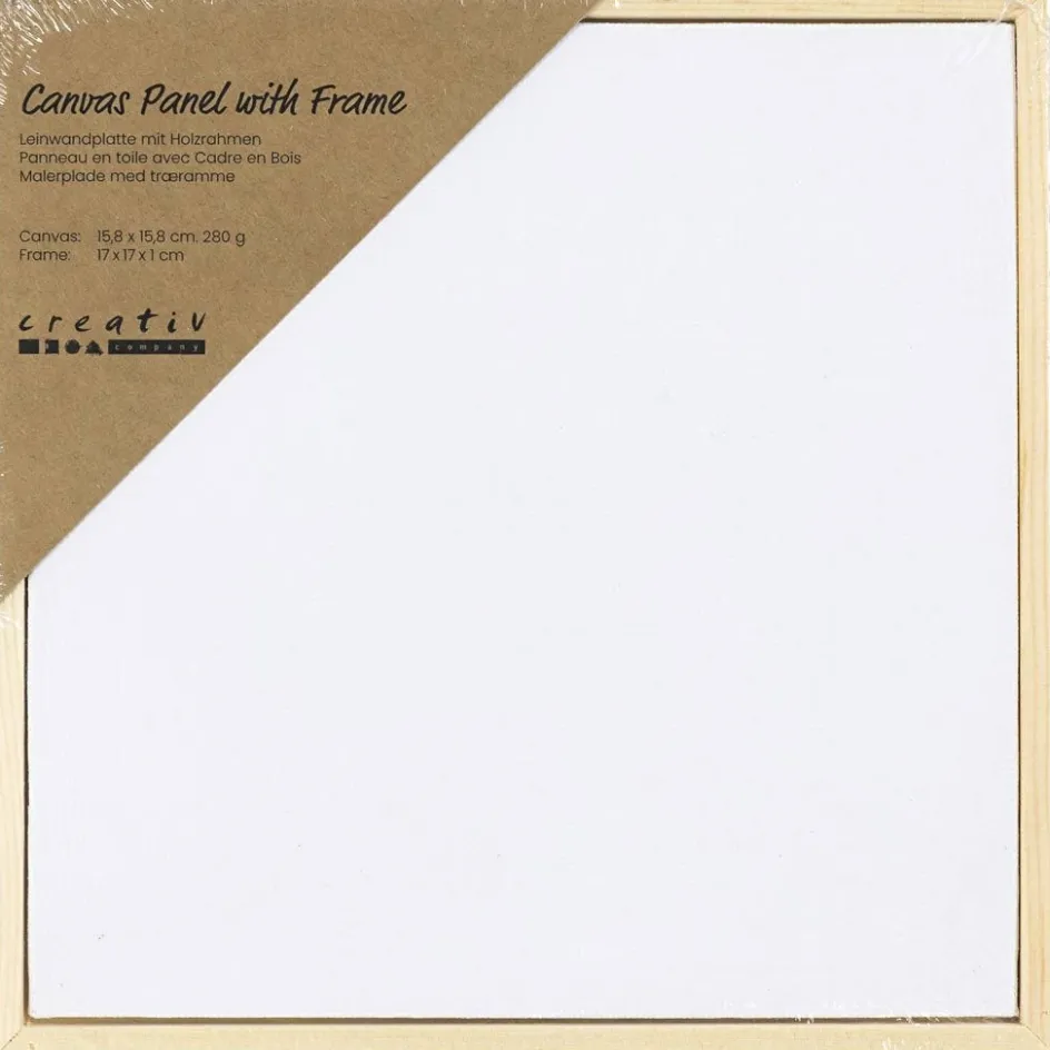 Creativ Company Canvas Panel with Frame| Canvases