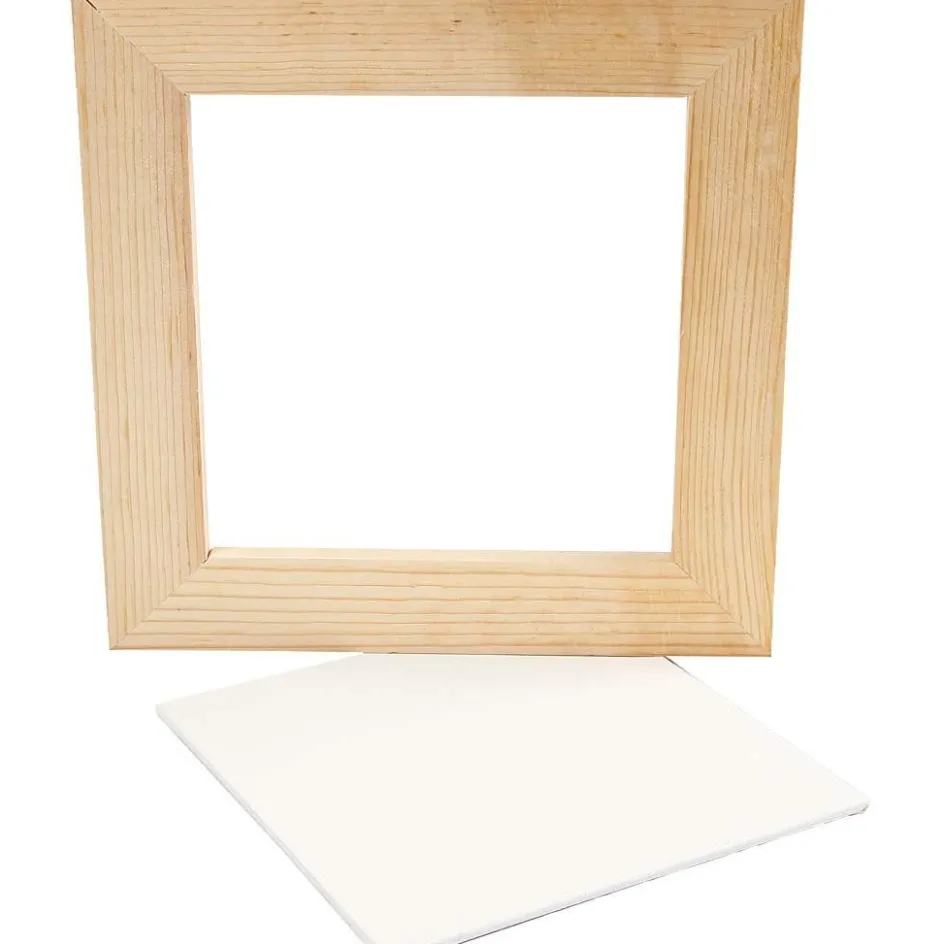 Creativ Company Canvas Panel with Wooden Frame| Canvases