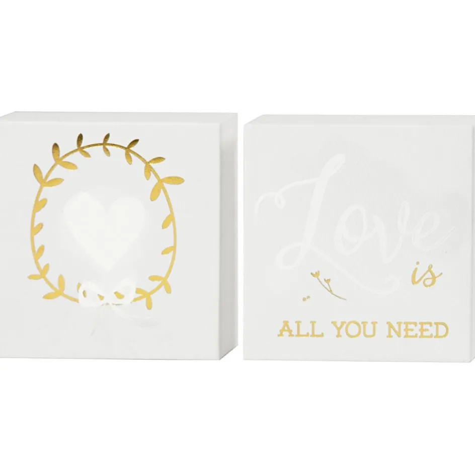 Creativ Company Canvas with Gold Motifs| Watercolour Paints