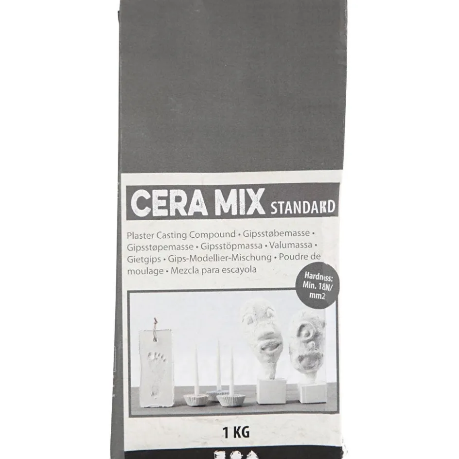 Creativ Company Cera-Mix Standard Casting Plaster| Gypsum Casting