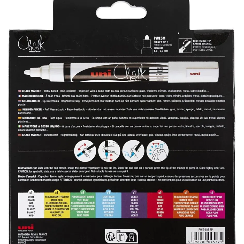 Uni-Posca Chalk Pen| Specialist And Special Effects Paint