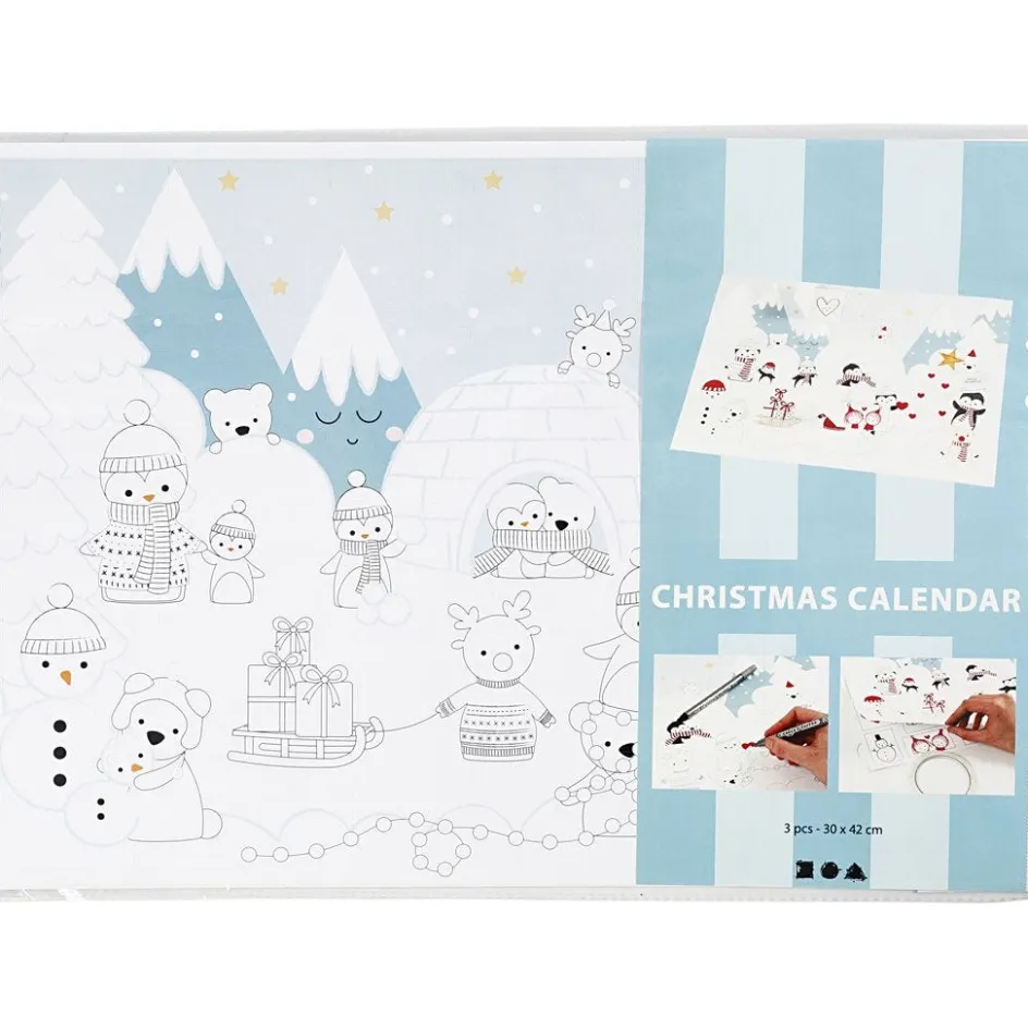 Creativ Company Christmas Calendar| Calendars, Notebooks And Colouring Books