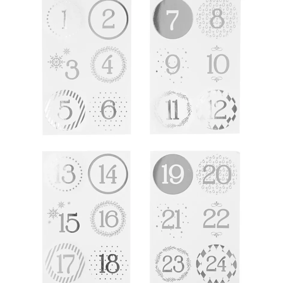 Vivi Gade Christmas calendar number stickers| Stickers And Vintage Die-Cuts
