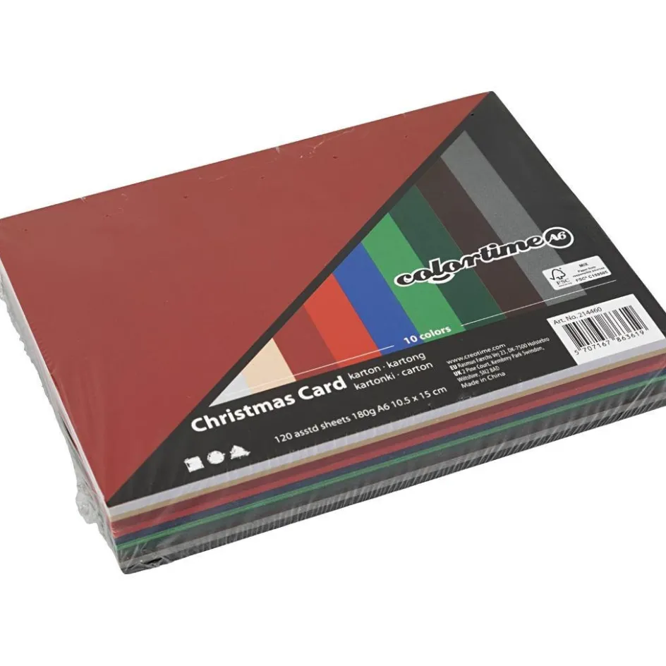 Colortime Christmas Card| Paper And Card