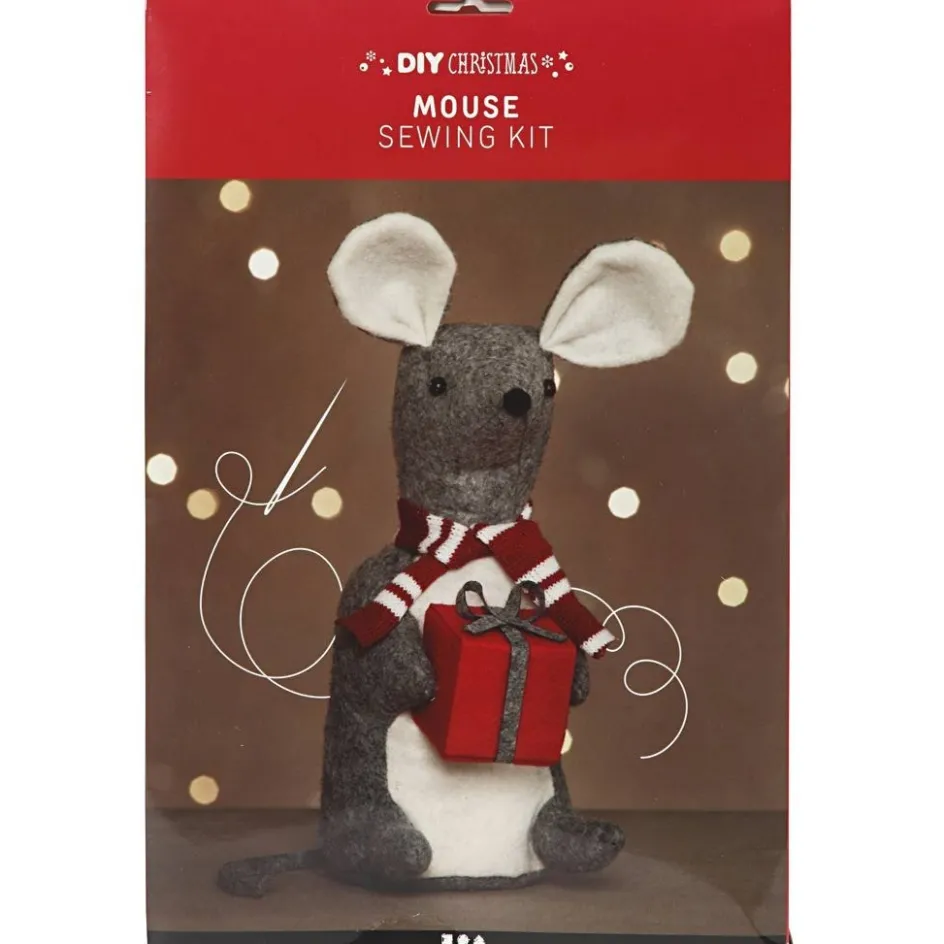 Creativ Company Christmas mouse| Felt And Fleece|Diy-Kits, Textiles And Yarn
