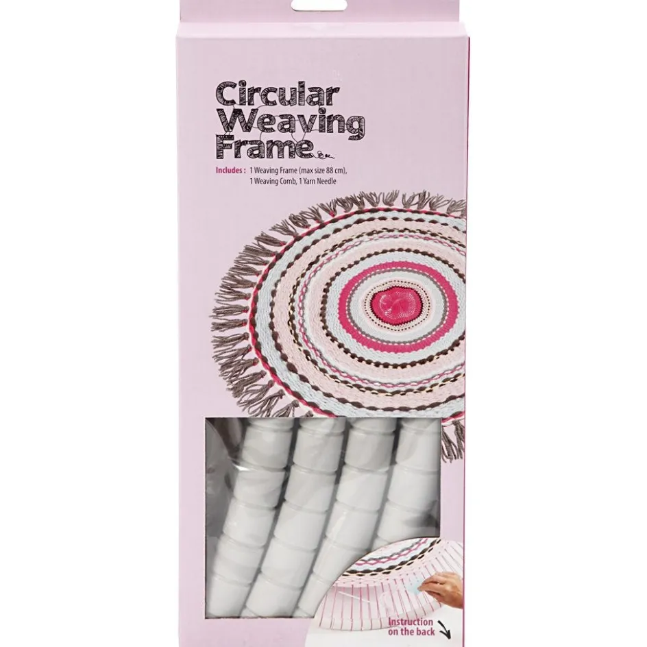 Creativ Company Circular Weaving Frame| Weaving, Rug Making And Pom Poms
