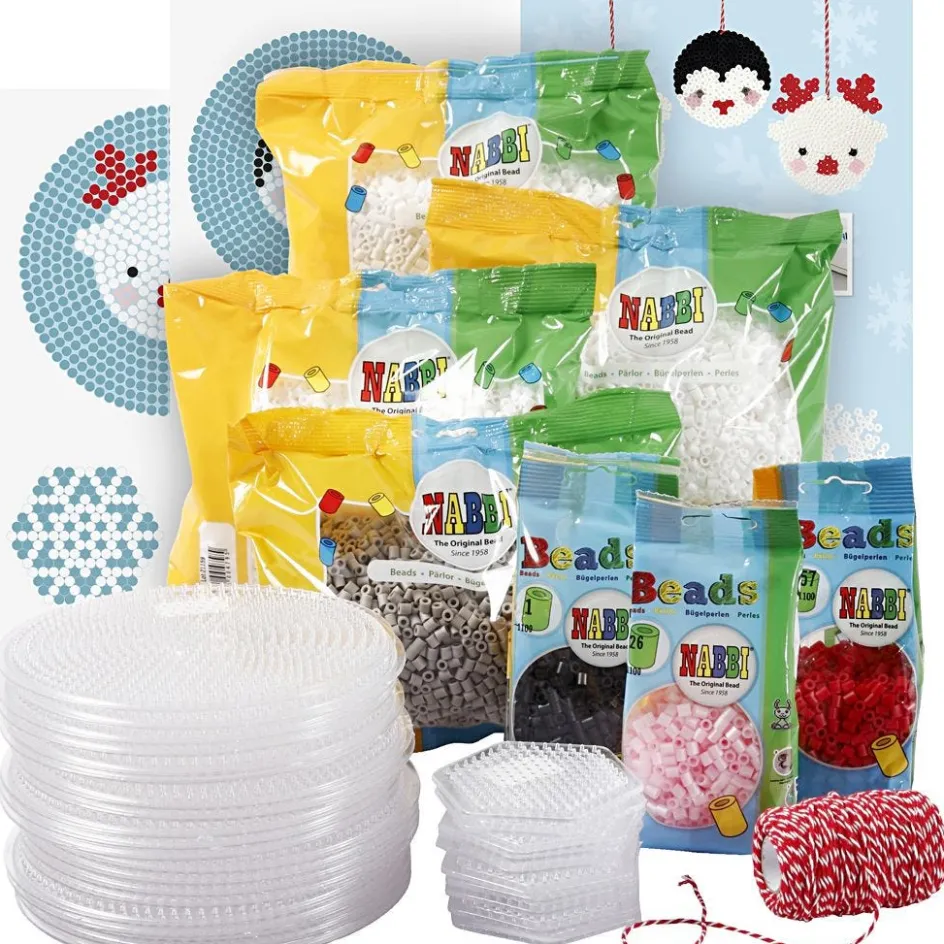 NABBI Class set for polar animals of fuse beads| Creative Classroom Sets|Tube Beads
