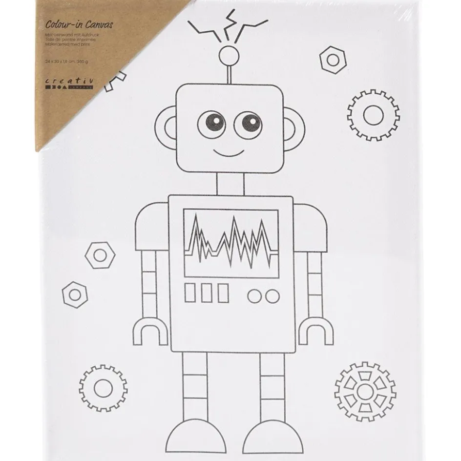 Creativ Company Colour-in Canvas| Canvases