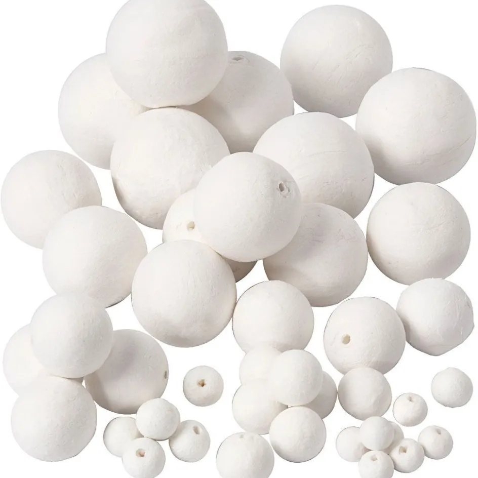 Creativ Company Compressed Cotton Balls| Items For Decoration And Decorative Items|Figures, Eggs And Animals For Decorating