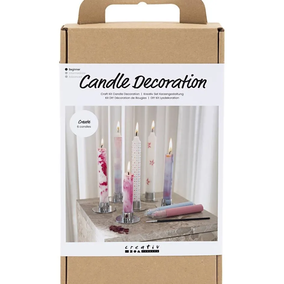 Creativ Company Craft Kit Candle Decorating| Resin Cast|Moulds
