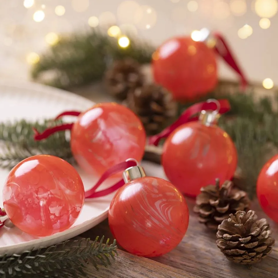 Creativ Company Craft Kit Christmas Baubles| Figures, Eggs And Animals For Decorating|Diy-Kits, Items For Decoration