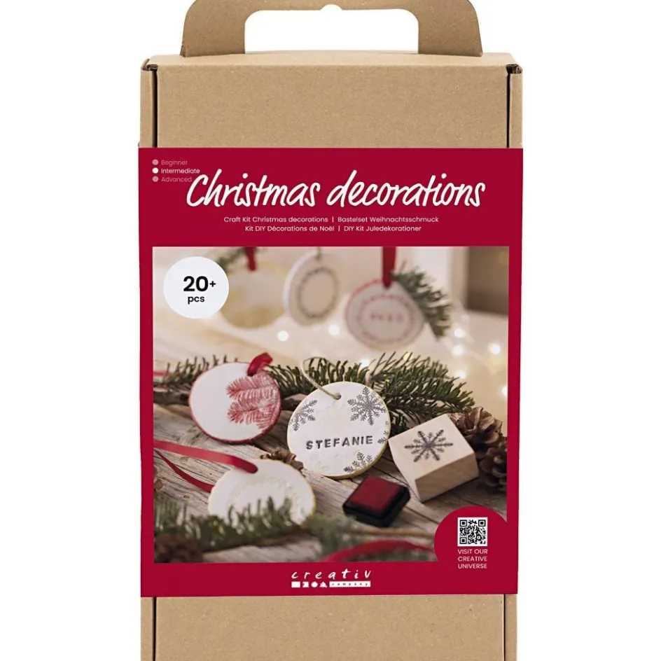 Creativ Company Craft Kit Christmas decorations| Air Drying Clay And Modelling Compounds|Diy-Kits, Modelling And Casting