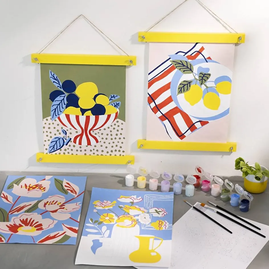 Creativ Company Craft Kit Colouring| Textile Decoration|Watercolour Paints