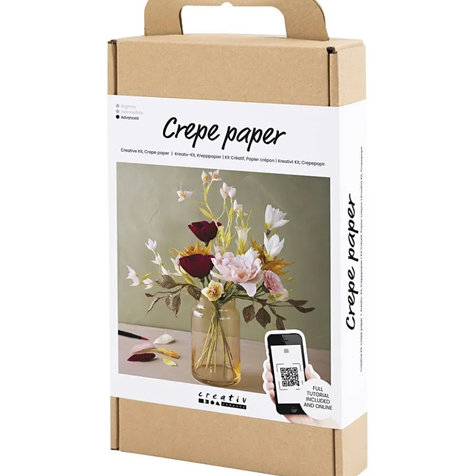 Creativ Company Craft Kit Crepe Paper| Paper And Card|Diy-Kits, Paper Crafts