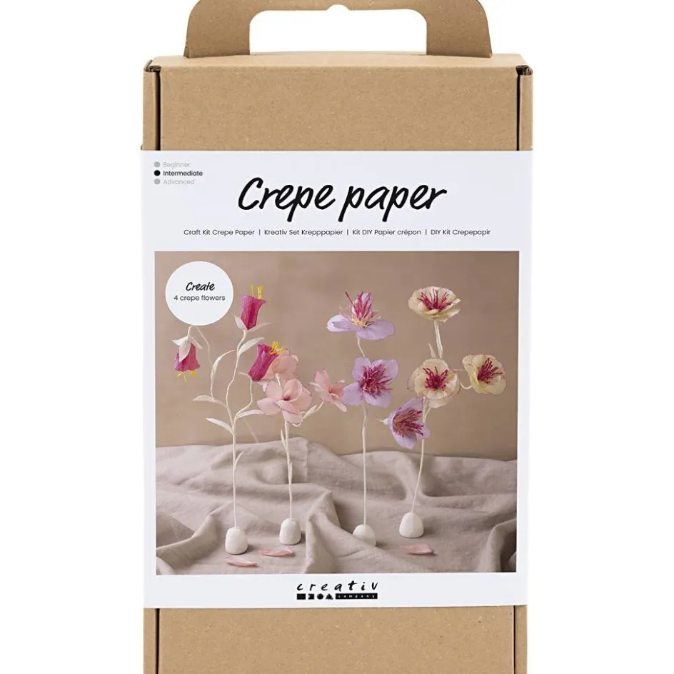 Creativ Company Craft Kit Crepe Paper| Paper And Card|Diy-Kits, Paper Crafts