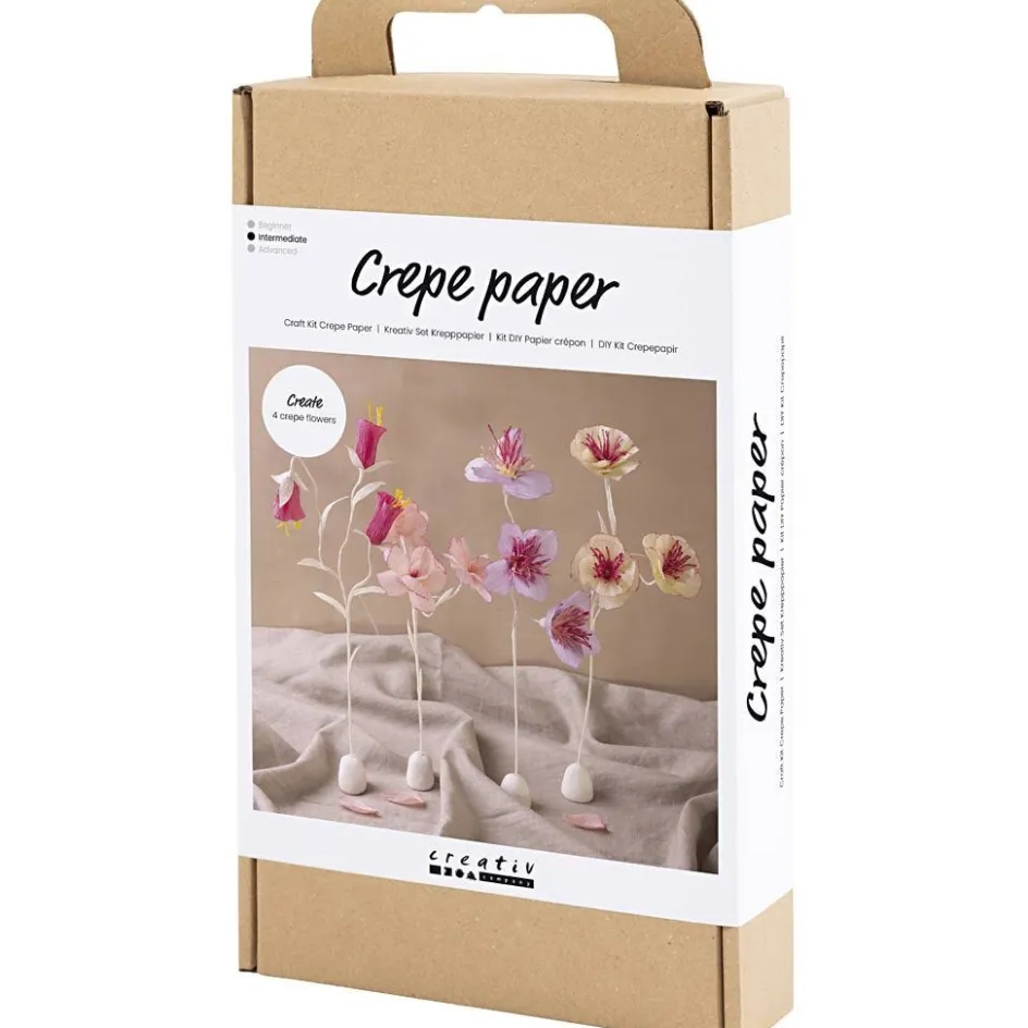 Creativ Company Craft Kit Crepe Paper| Paper And Card|Diy-Kits, Paper Crafts
