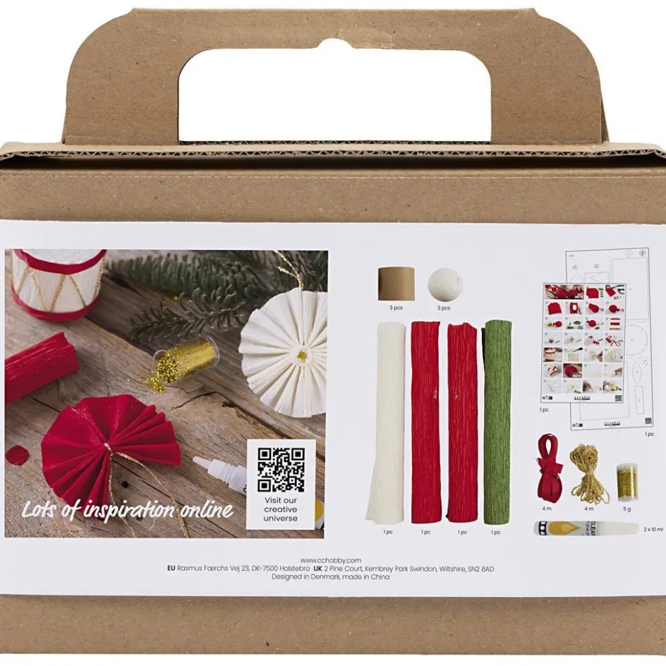Creativ Company Craft Kit Crepe Paper| Paper And Card|Diy-Kits, Paper Crafts