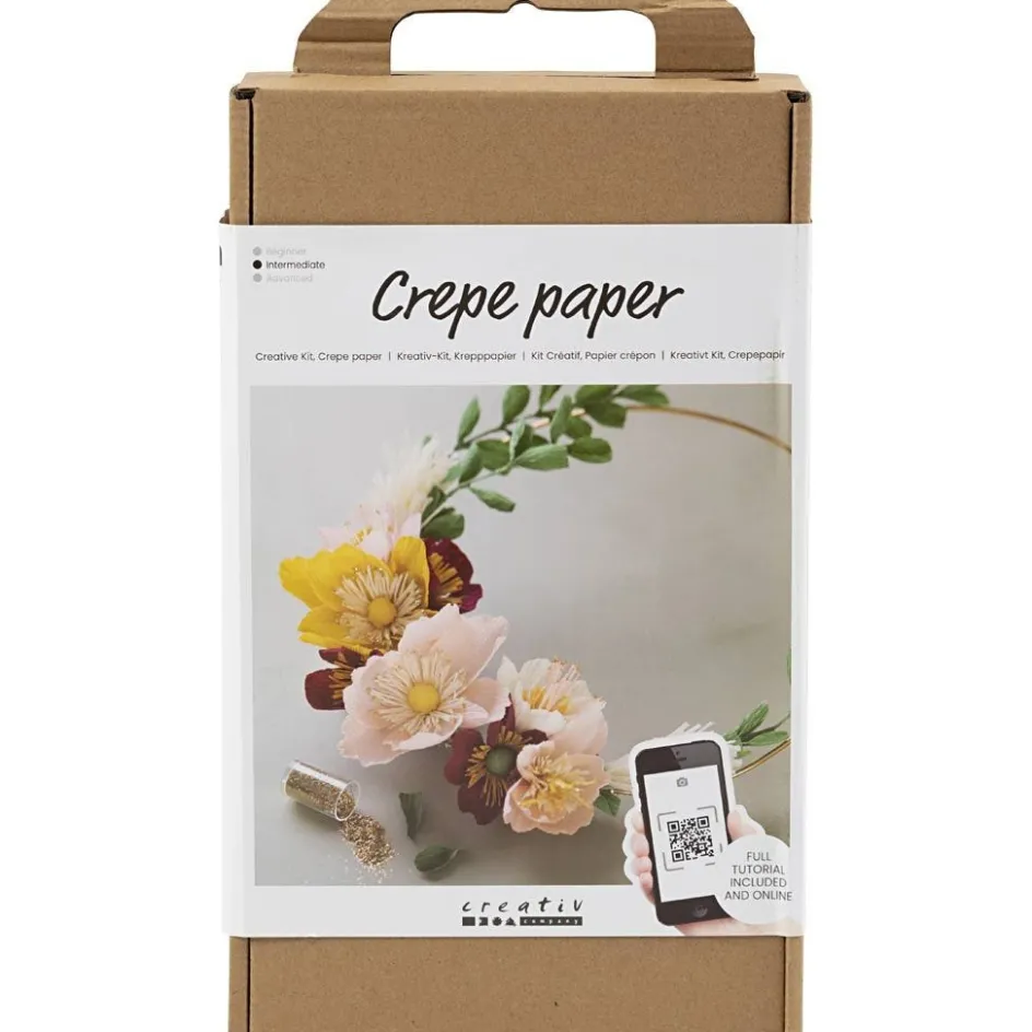 Creativ Company Craft Kit Crepe Paper| Paper And Card|Diy-Kits, Paper Crafts