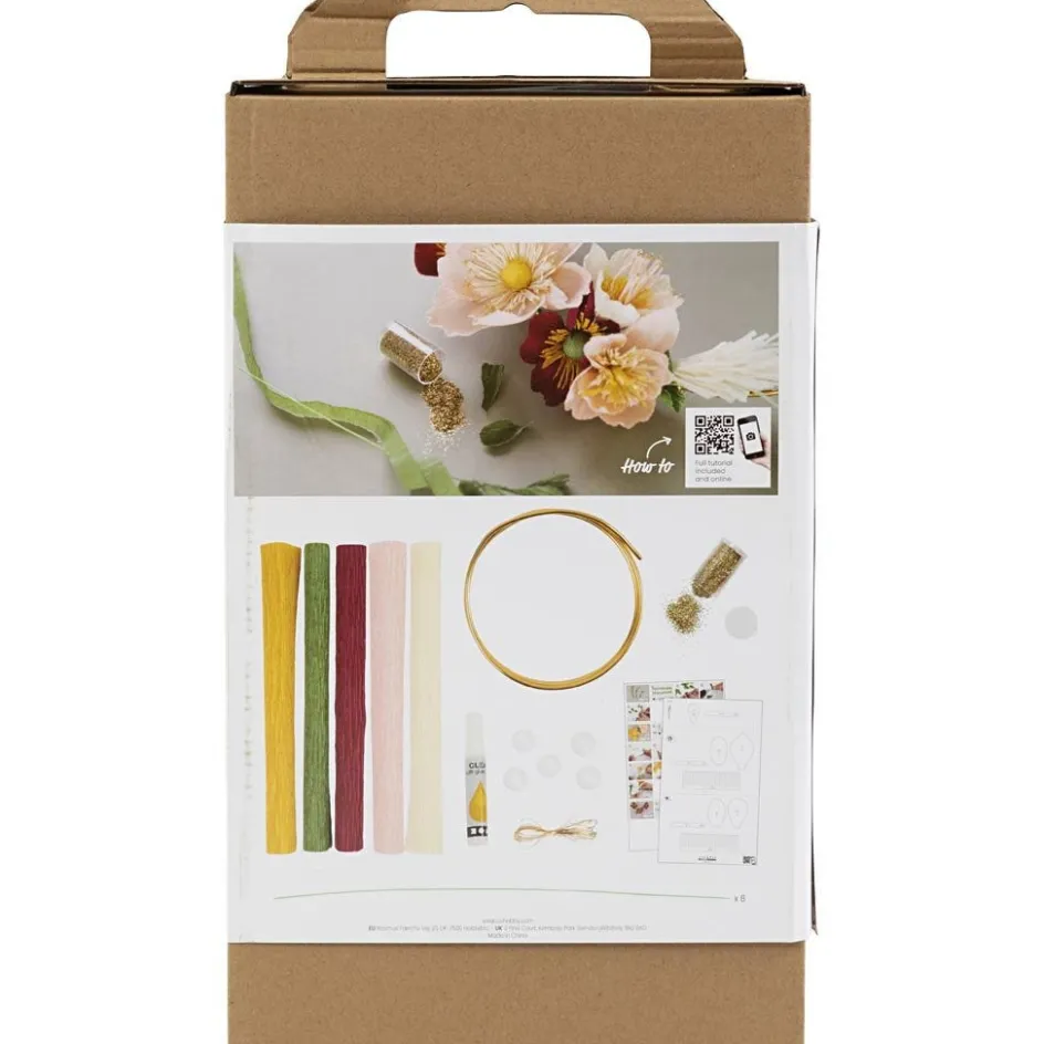 Creativ Company Craft Kit Crepe Paper| Paper And Card|Diy-Kits, Paper Crafts