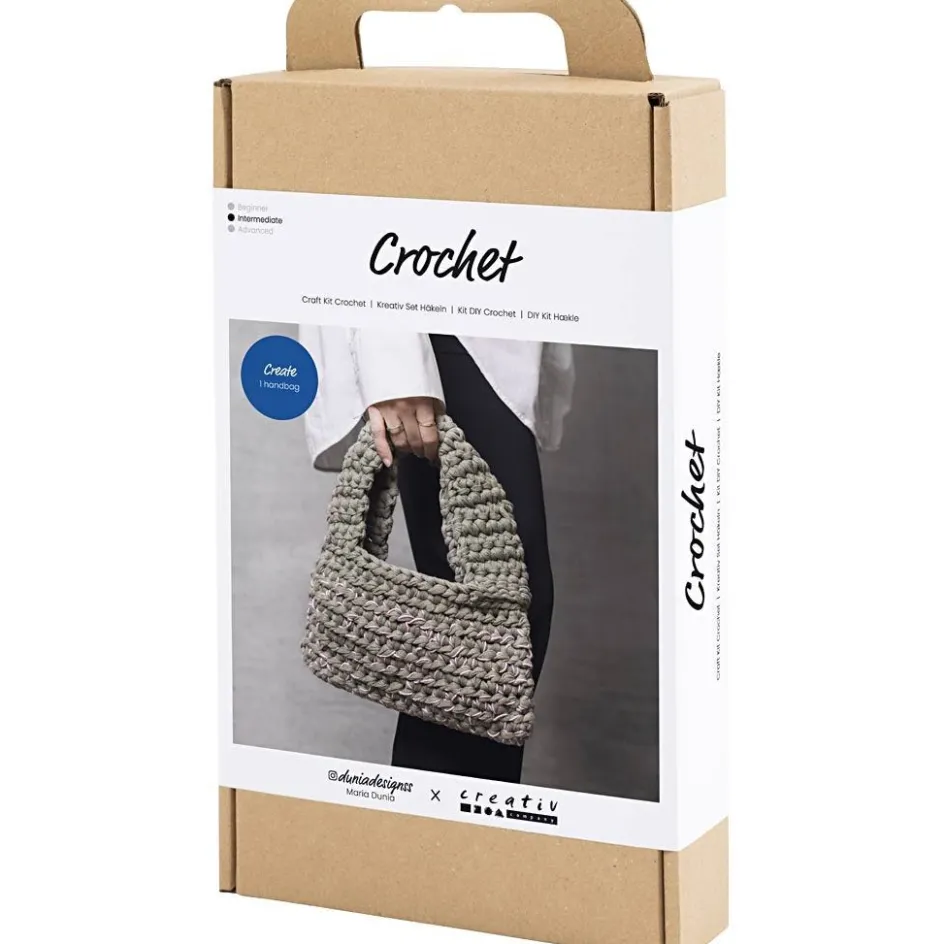 Creativ Company Craft Kit Crochet| Yarn|Diy-Kits, Textiles And Yarn