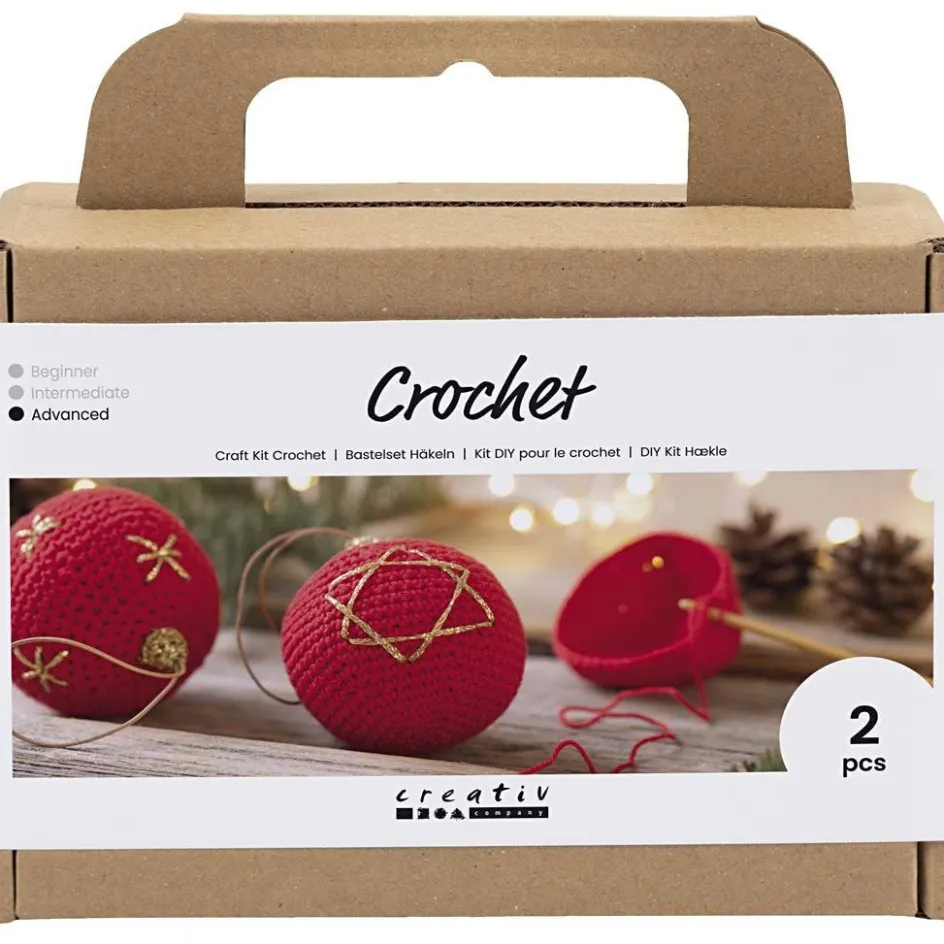 Creativ Company Craft Kit Crochet| Yarn|Diy-Kits, Textiles And Yarn