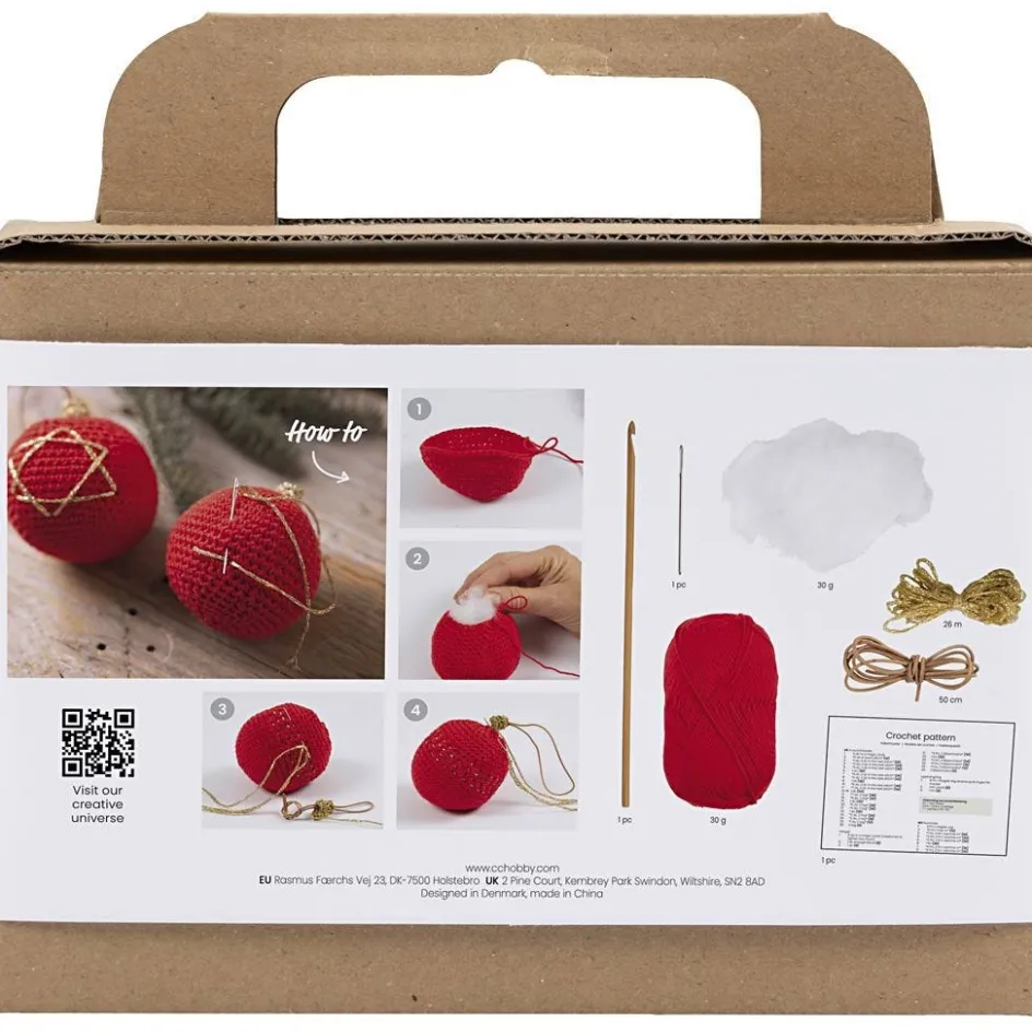 Creativ Company Craft Kit Crochet| Yarn|Diy-Kits, Textiles And Yarn