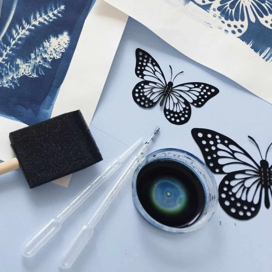Creativ Company Craft Kit Cyanotype| Diy-Kits, Paints And Painting Accessories