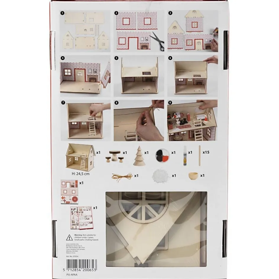 Creativ Company Craft Kit Decoration| Figures, Eggs And Animals For Decorating|Diy-Kits, Items For Decoration
