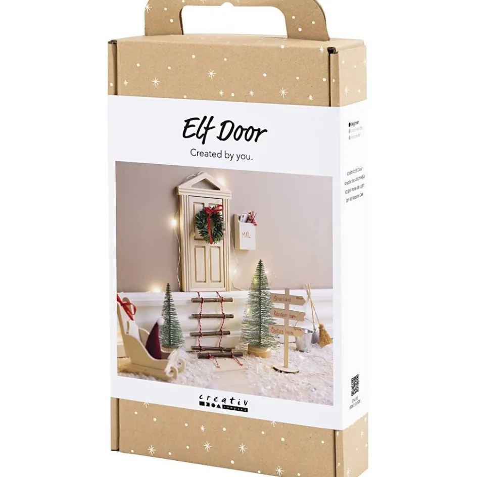 Creativ Company Craft Kit Elf Door| Miniature|Diy-Kits, Basic Items And Tools