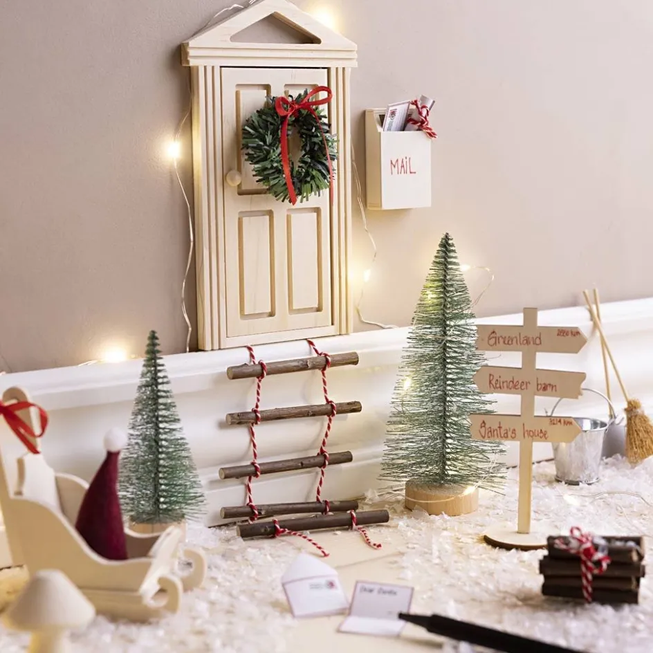 Creativ Company Craft Kit Elf Door| Miniature|Diy-Kits, Basic Items And Tools