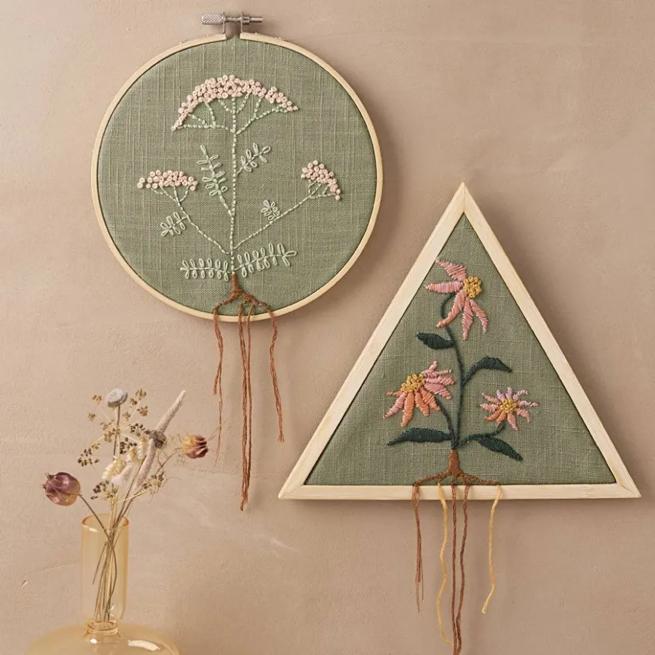 Creativ Company Craft Kit Embroidery| Embroidery And Needle Punch|Diy-Kits, Textiles And Yarn