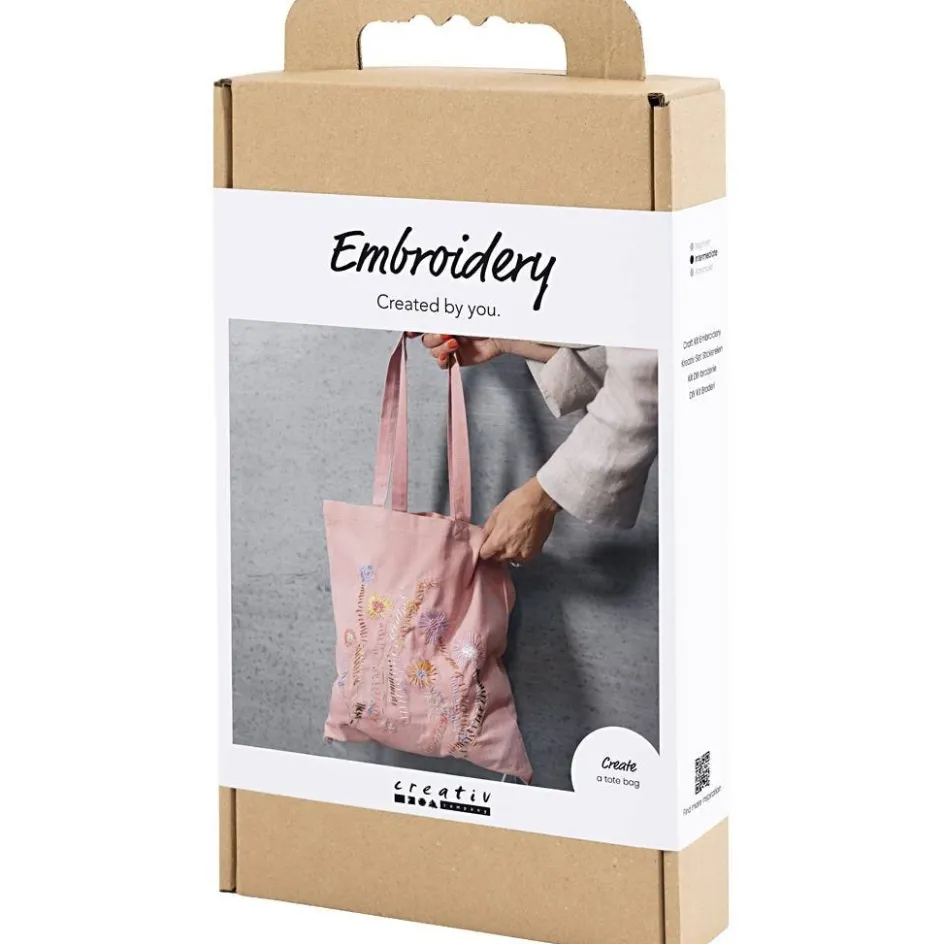 Creativ Company Craft Kit Embroidery| Embroidery And Needle Punch|Diy-Kits, Textiles And Yarn